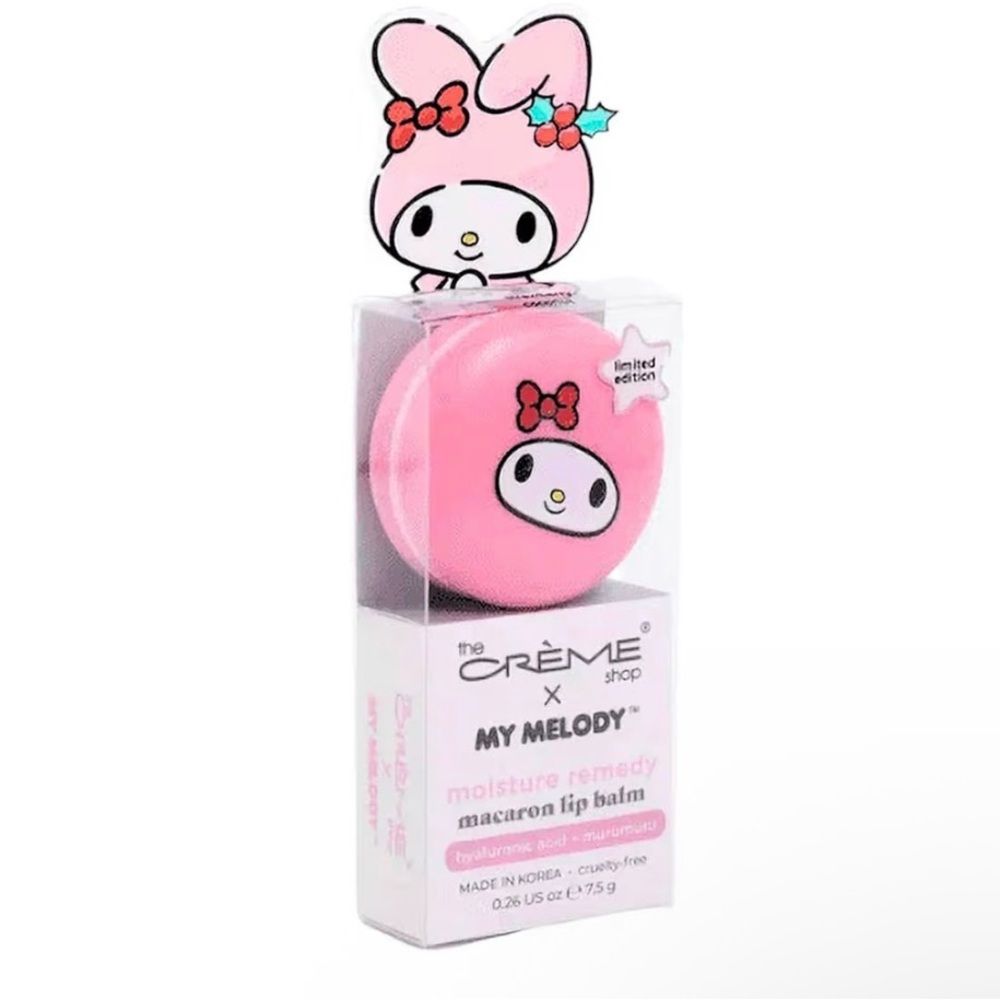 The Crème Shop My Melody Pink Macaron Lip Balm